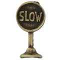 Slow Sign Lapel Pin